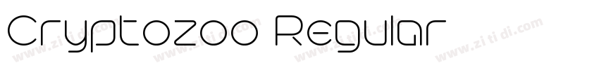Cryptozoo Regular字体转换